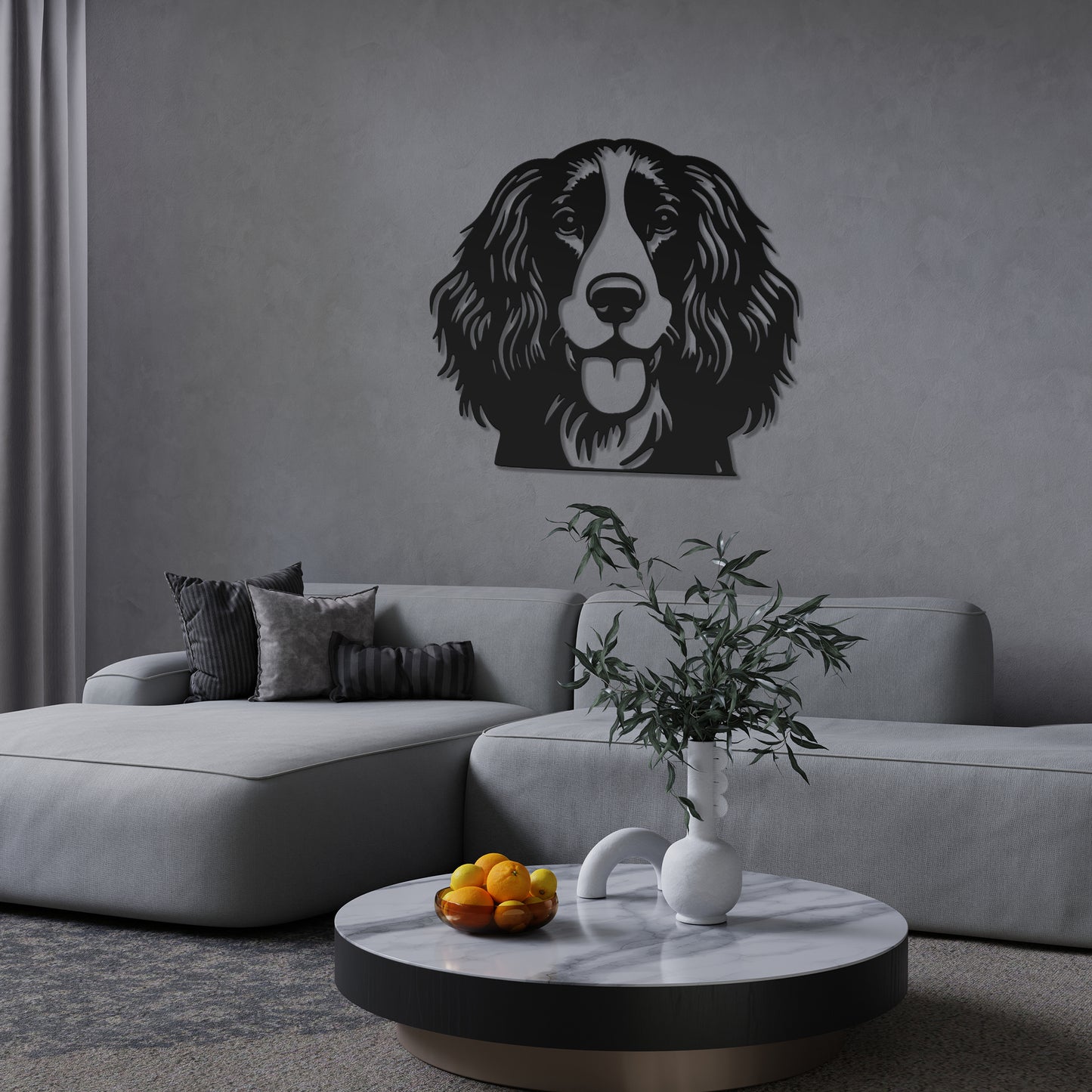 Cocker Spaniel metal silhouette