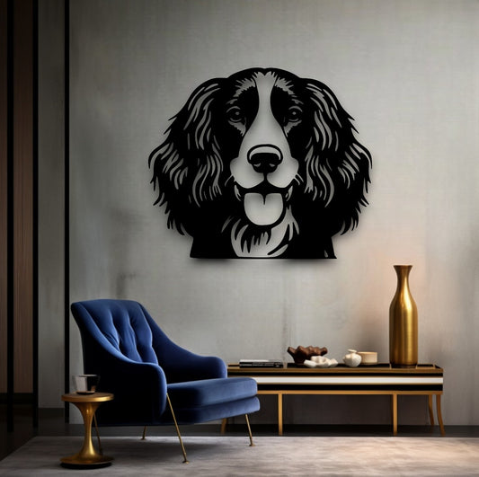 Cocker Spaniel metal silhouette